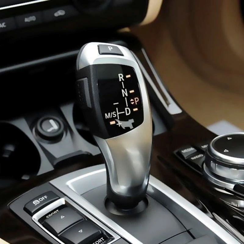 Car Gear Shift Knob Panel Cover For BMW 1 2 3 4 5 7Series F01 F02 X1 X3 X5 X6 M3 M5 F30 F32 F48 With Logo Interior Modification 3