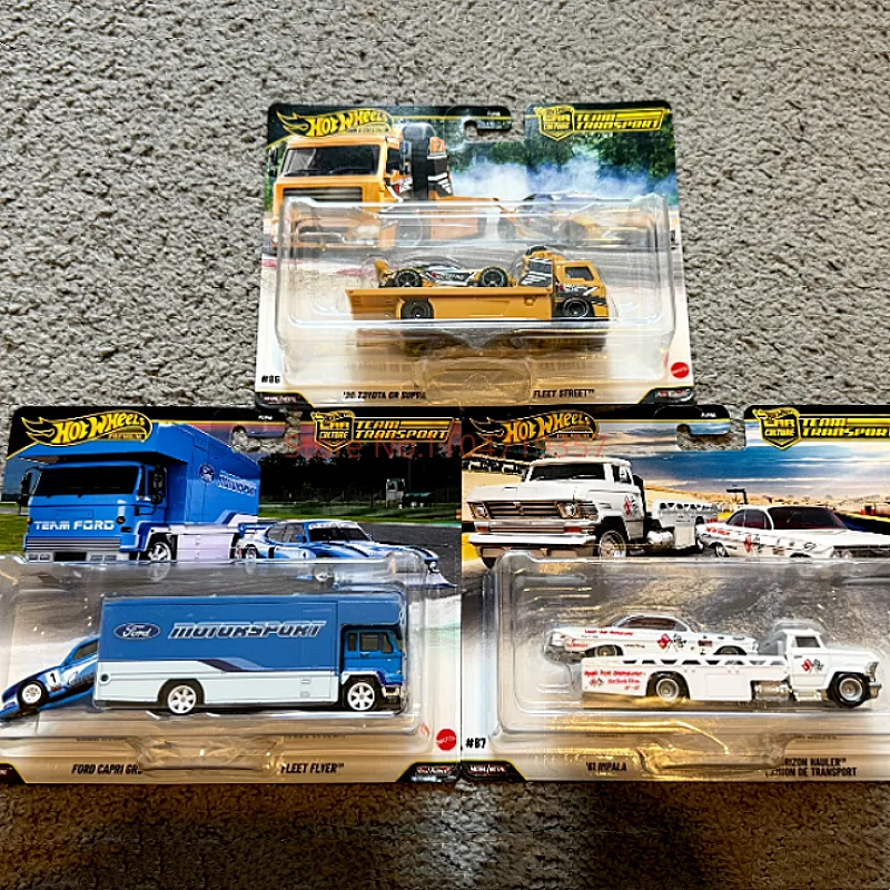 

Коллекционная модель Hot Wheels Premium 2026 Car Culture: Team Transport Hotwheels 1/64, игрушка для детей, Ford Capri Gr5, подарки