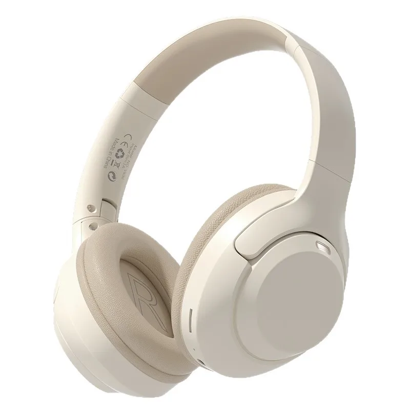 سماعات رأس V630 لاسلكية للألعاب للكمبيوتر المحمول قابلة للطي فوق الأذن مع عصابة رأس وسماعات بلوتوث صوت عالي الجودة