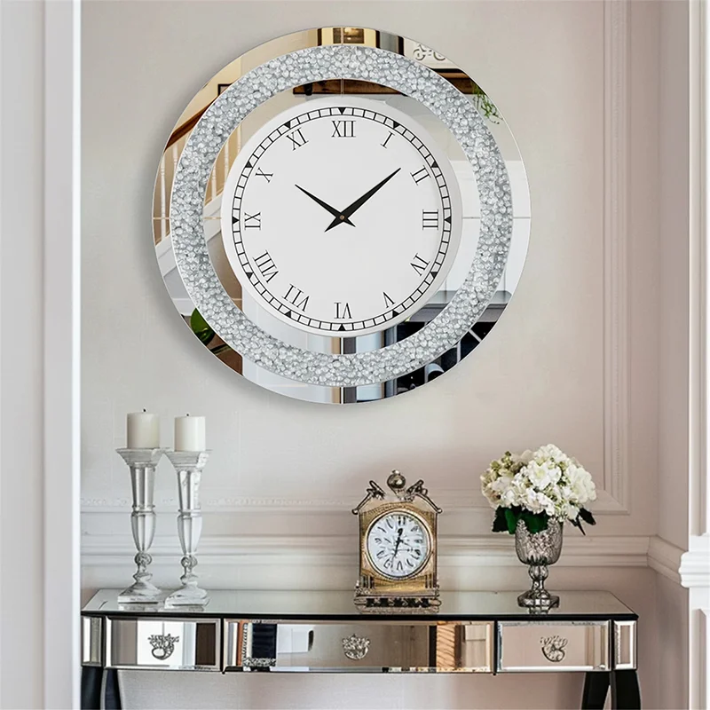 European Personalised Wall Clock Gold Premium Modern Design Office Wall Clock Aesthetic Luxury Horloge Mural Home Decor Items