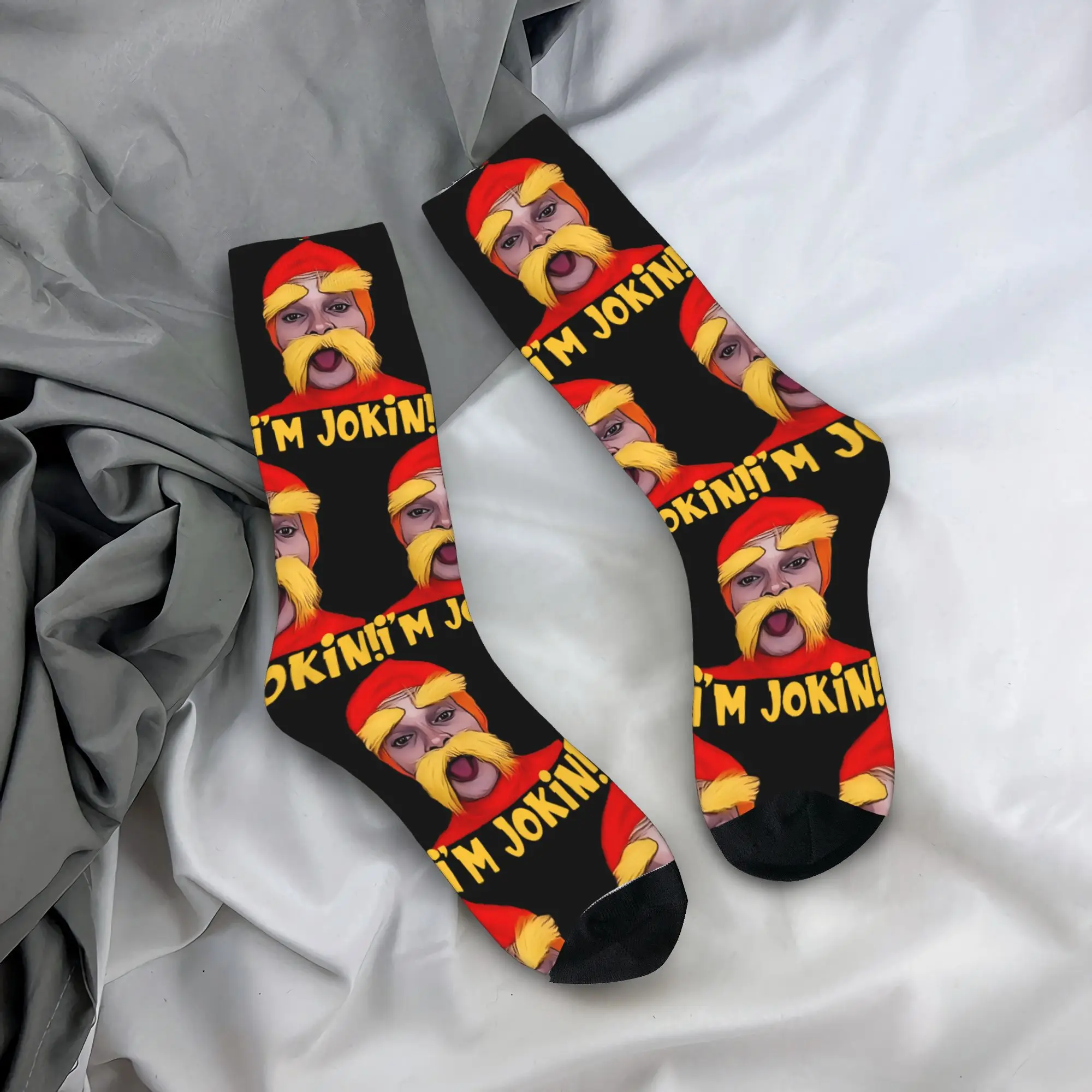 

Носки Ashby Funny I'm Jokin, чулки с графическим рисунком, нескользящие носки для пар, мягкие дышащие зимние носки для отдыха и скалолазания