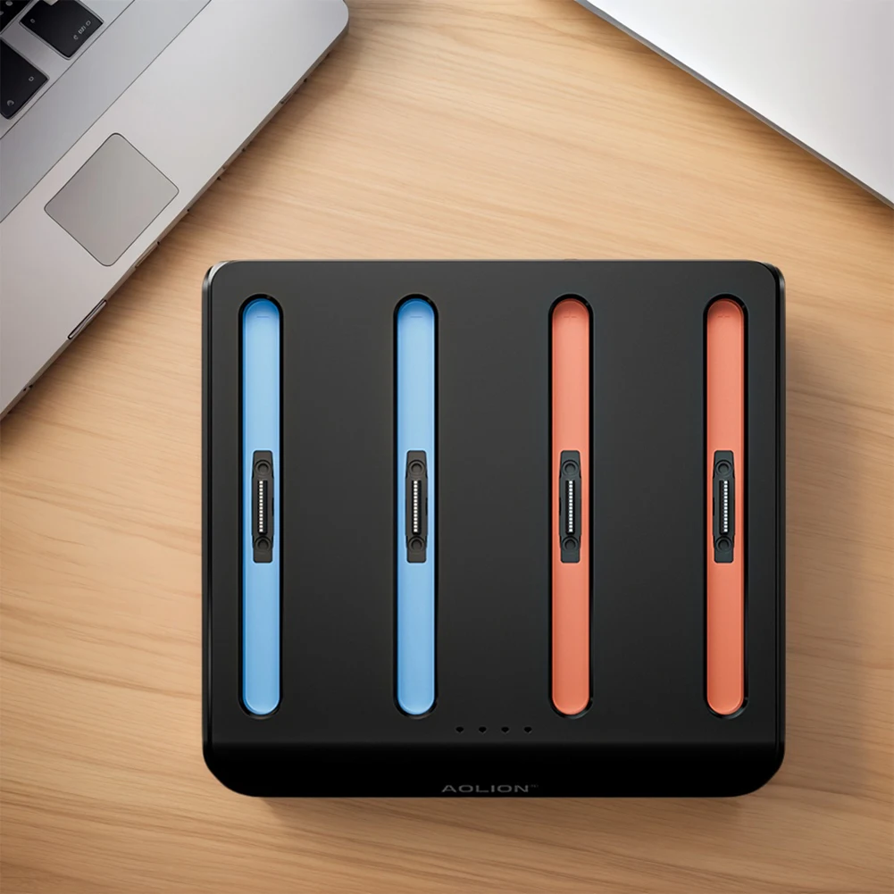 Charging Dock 4 in 1 Charging Station with RGB Lights Charger Stand Station for Nintendo Switch2 Accessories