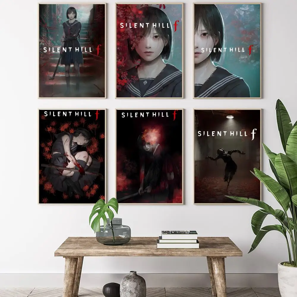 

Video Game S-silent Hill F Poster Artistic Design Premium Wall Decor For Bedroom Living Room Home Aesthetic Gift