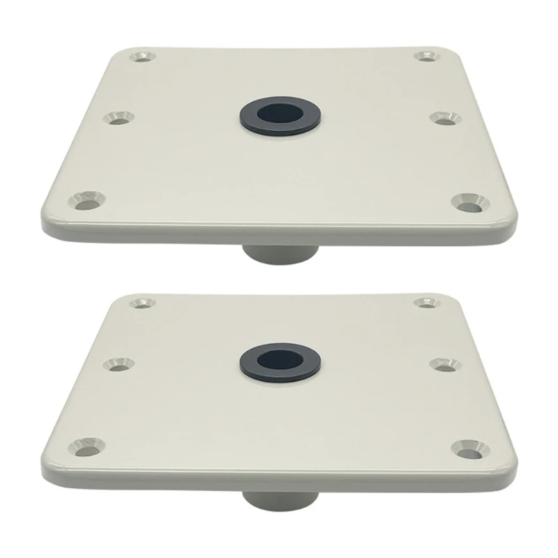 Heavy Duty Rotatable Aluminum Canoes Marine Seating Pedestals Suitable for Various Boat Mounts Long Lasting Performances