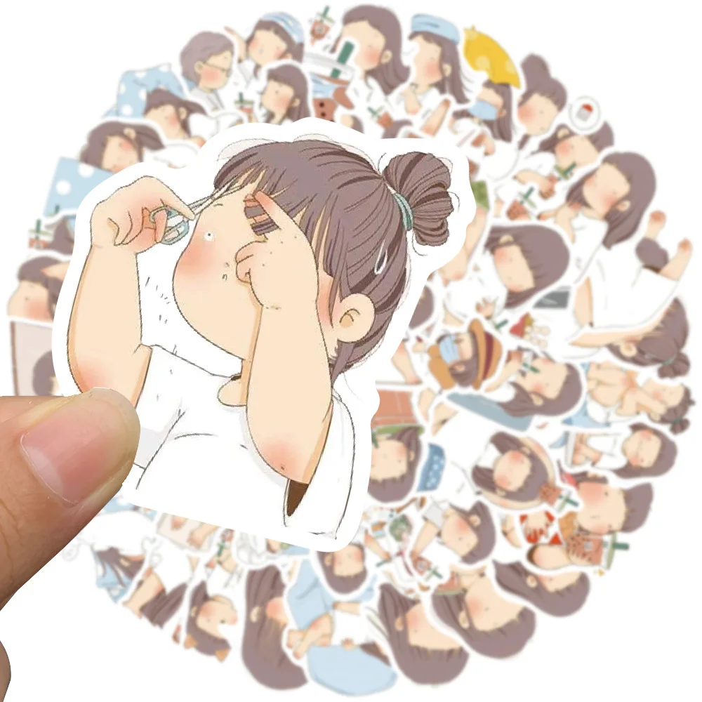 Стикеры для скрапбукинга, ноутбука, стакана для воды, телефона, чемодана, дневника, шлема, водонепроницаемые игрушки, декоративные наклейки, 10/50 шт.