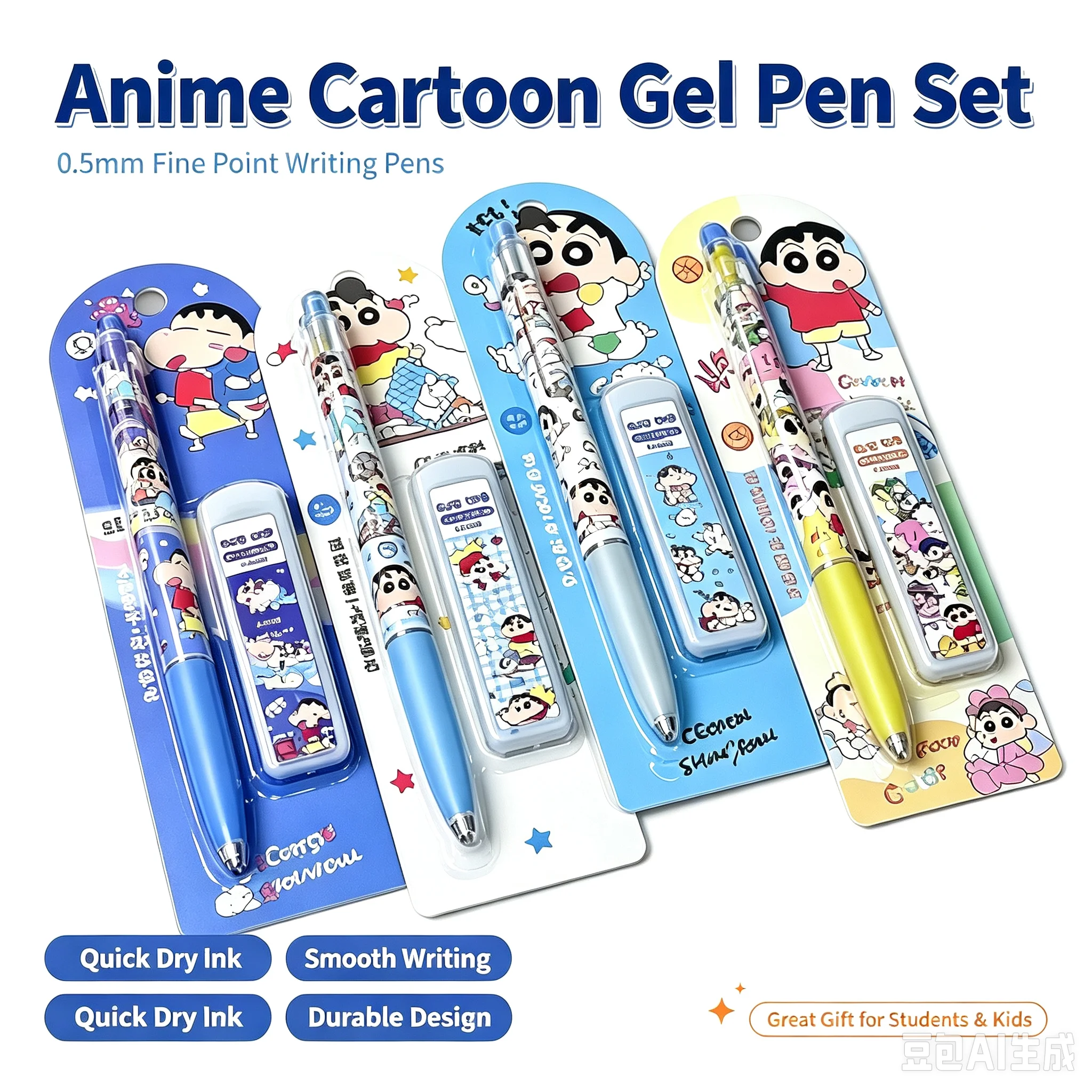 Easy Cosplay Prop - Crayon Shin-chan cartoon Mechanical Pencil Cute