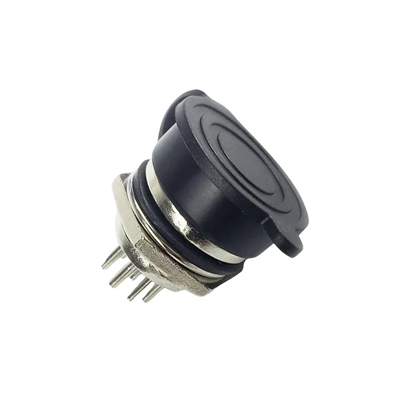 Imagem -05 - Aviação Soquete Macho Plugue Conector Fêmea Fio de Metal Soquete Circular Contato Diâmetro 245 Tampa Impermeável 125v 5a 16 mm 100 Pcs