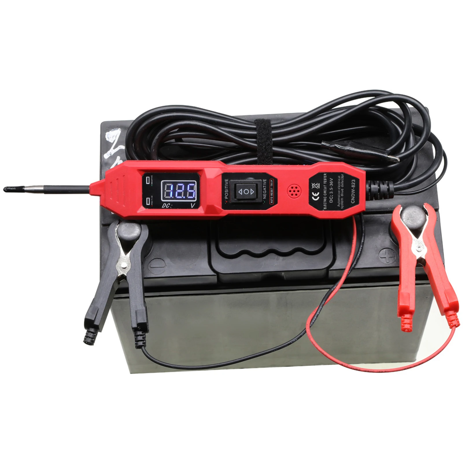 Circuit Tester, Automotive Electric Circuit Tester with Voltage Display LED Light, Car Power Circuit Probe Kit for 3.5-36V