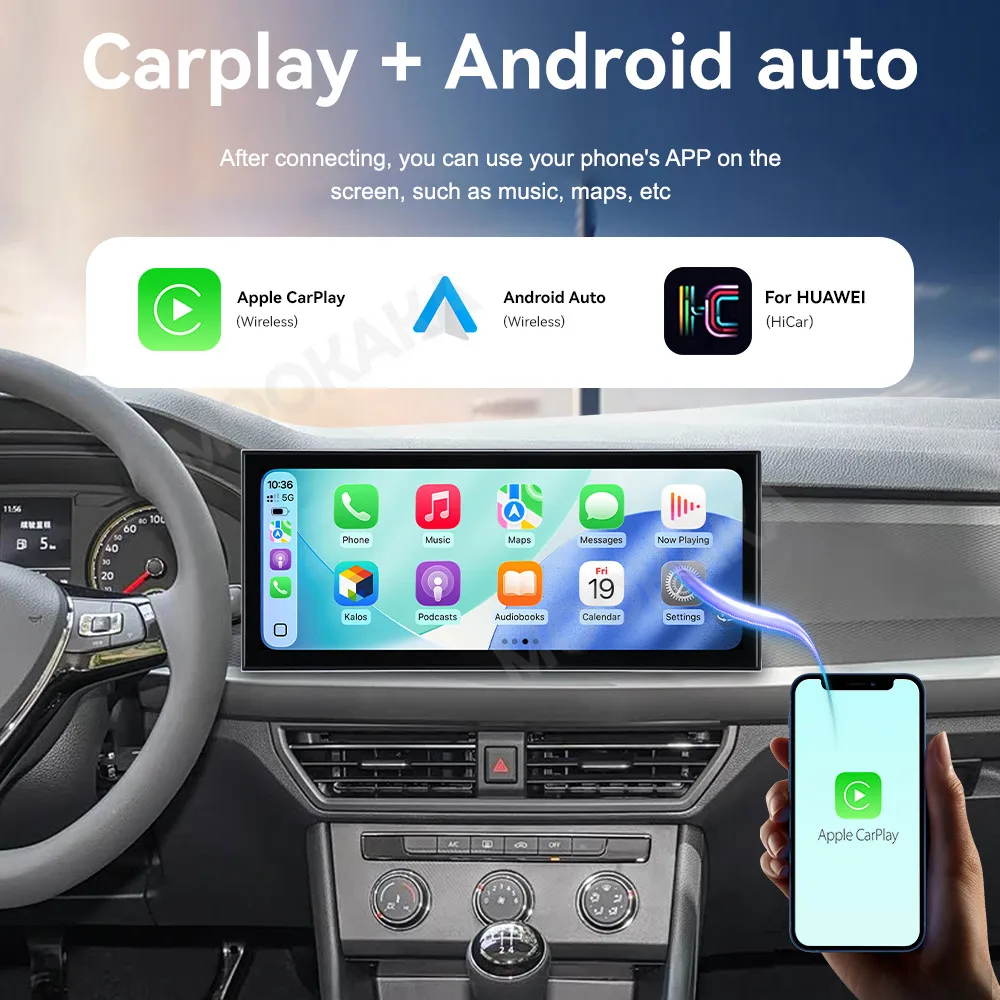 For Volkswagen Lavida 2019-2022 Android Car Radio Multimedia Video Wireless Carplay Autoradio Stereo GPS Navigation Head Unit