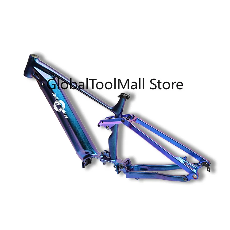 Full Suspension Electric Bike Frame for Mid Drive G510 27.5/29 Inch Ebike Frame - view 3