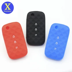 Xinyuexin 3 Buttons Silicone Car Key Cover Protect Case for Wuling Asta 2021-2024 for CHEVROLET Captiva 2020-2024 Accessories