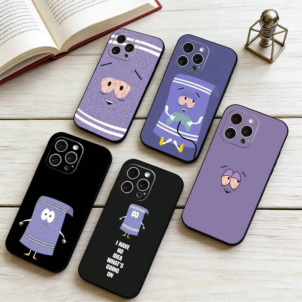 

S-South Park T-Towelie Phone Case Silicone Soft For IPhone 17 16 15 14 13 12 11 X XR Plus Pro Max Plus
