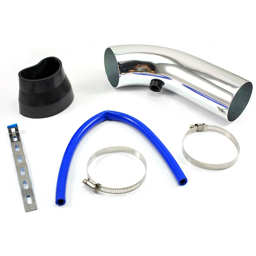 3 Zoll 76 mm Auto-Einlassrohr aus Aluminium mit Luftfilter-Ansaugsystem, Turboladerrohr-Set – Detail 17