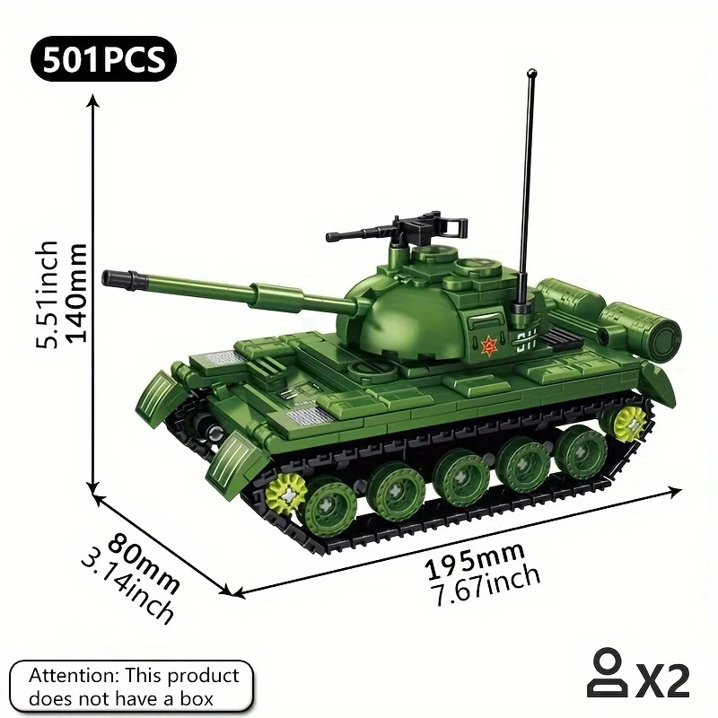 Décennie s de construction de véhicule blindé classique, jouets précieux figurés de tigre, ensemble d'assemblage, cadeau d'Halloween et de Noël, rétro, T34