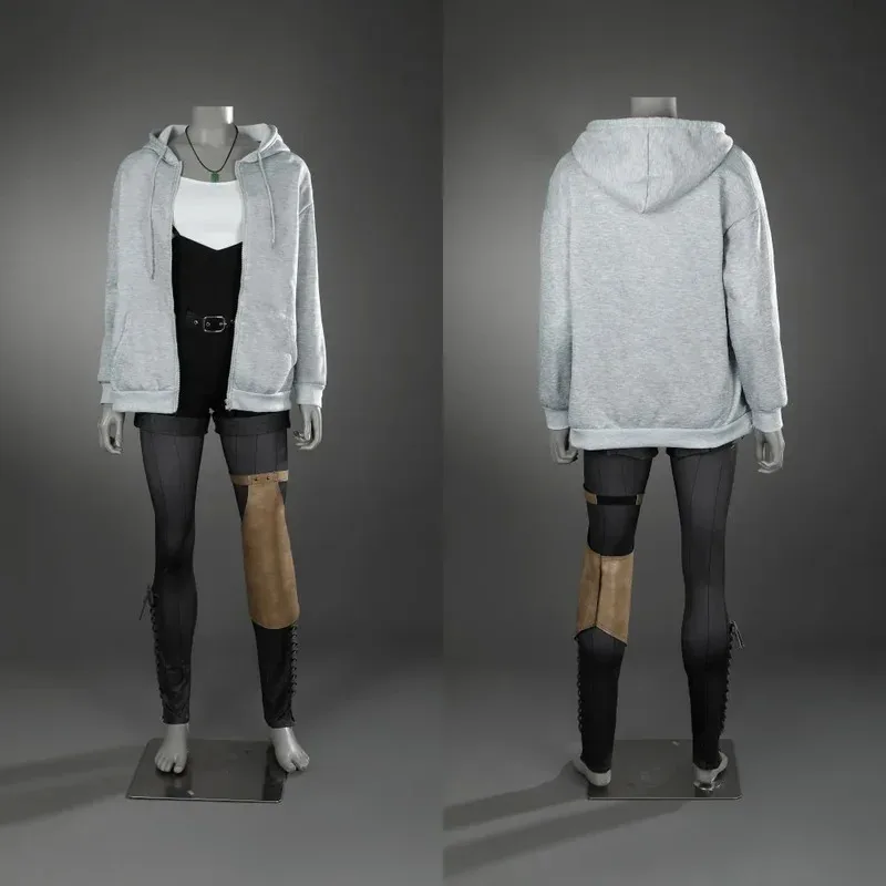 أزياء كوسبلاي مونستر هنتر وايلدز ألما أزياء نسائية للعبة معطف جلد للهالوين كوميك كون بدلة مقاس مخصص ob;8