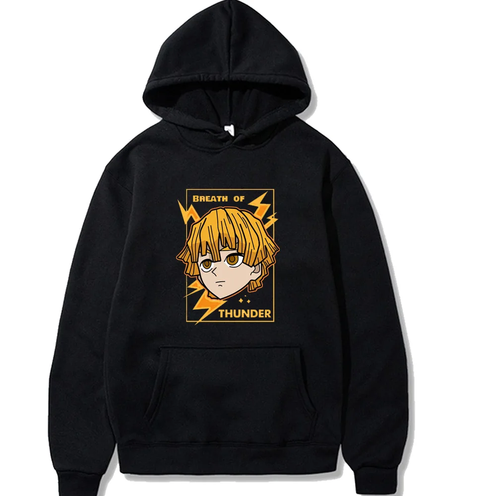 Ghost Slayer Anime Character Images Fashion Printing Craftsmanship Casual Hoodies Sports Women's Clothing