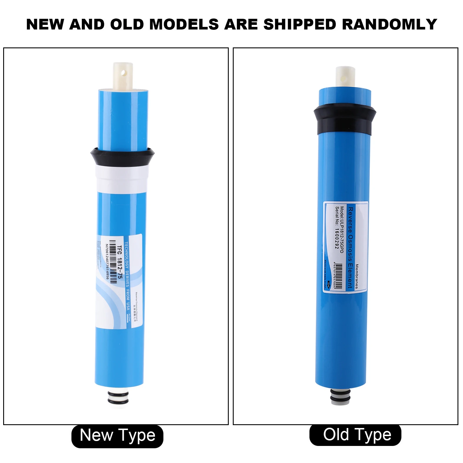 Reverse Osmosis Parts Water Filter Membrane Accessory ULP1812‑75GPD for Home