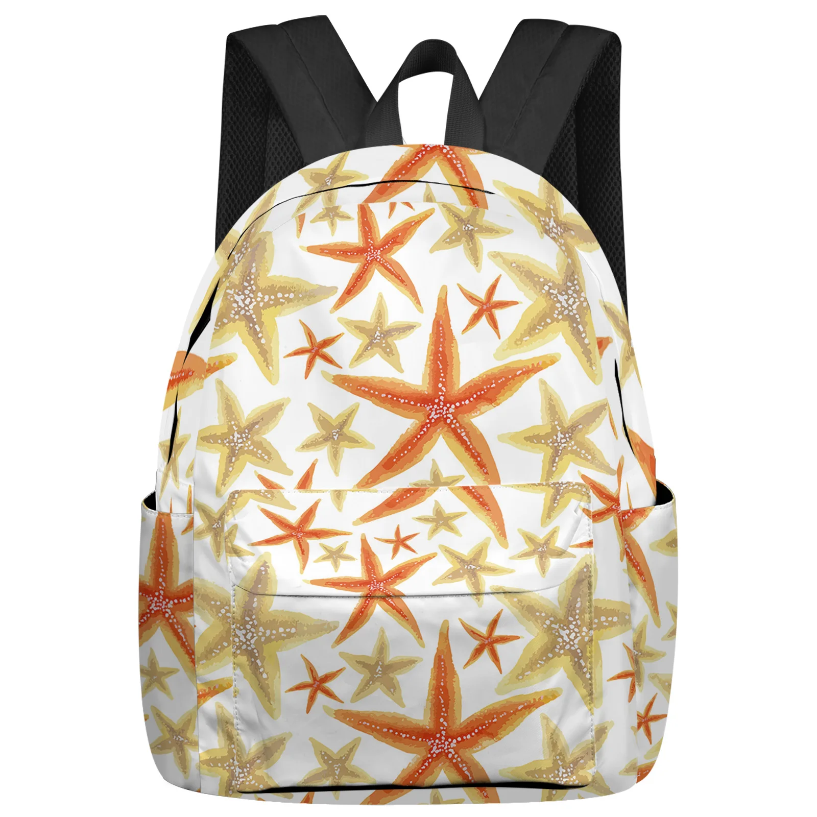 

Summer Ocean Starfish Backpack School Bags For Teenager Girls Bookbag Men Backbag Shoulder Bag Laptop Mochila