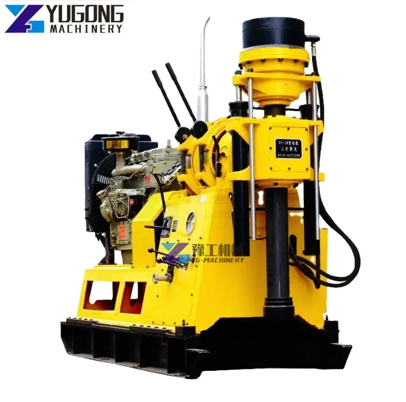 150m Portable Borewell Drilling Machine Crawler Water Well Drilling Rigs Exploration Drilling Rig Machine