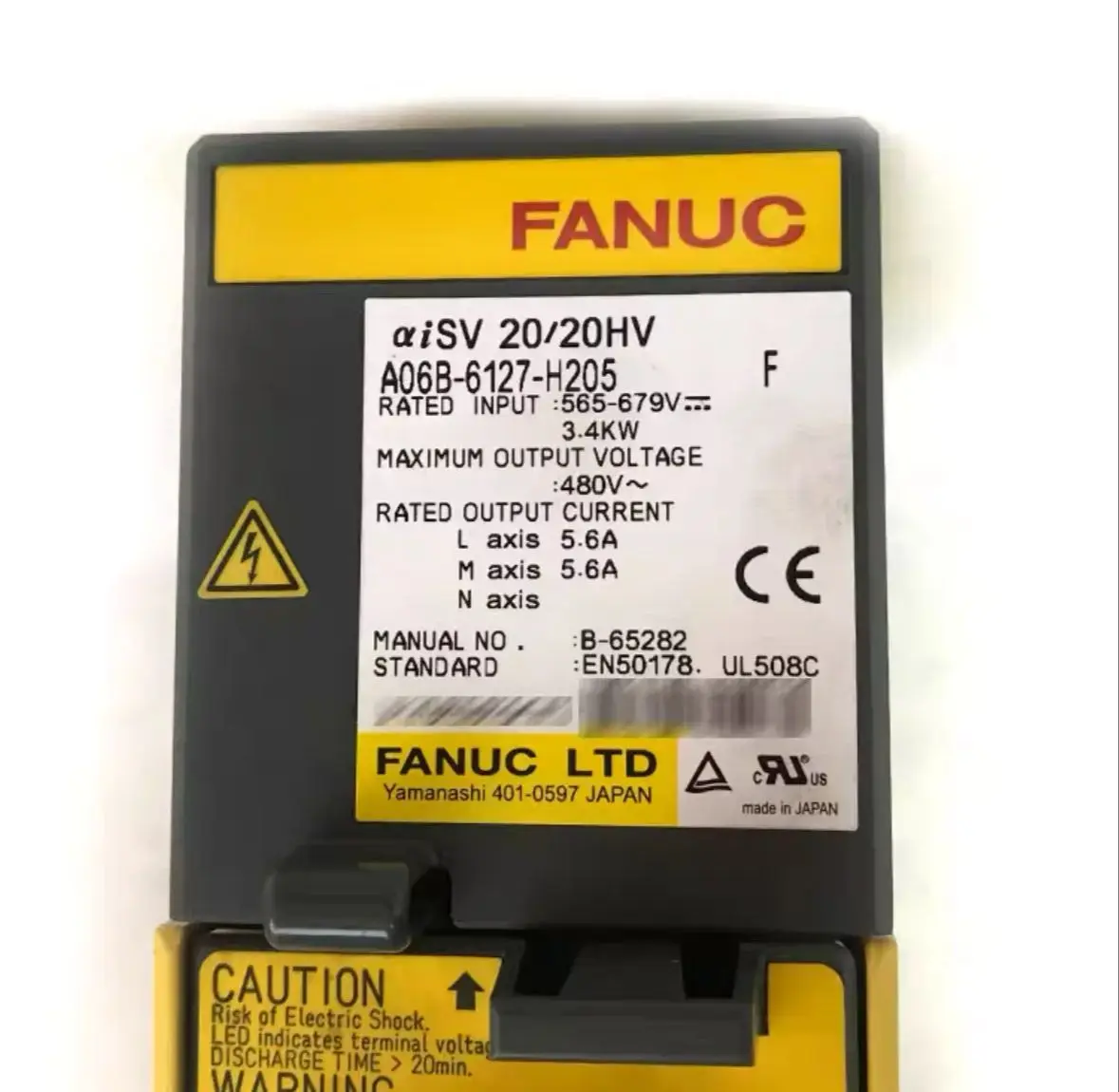 

A06B-6124-H205 New Fanuc Servo Driver IN STOCK Fast ship