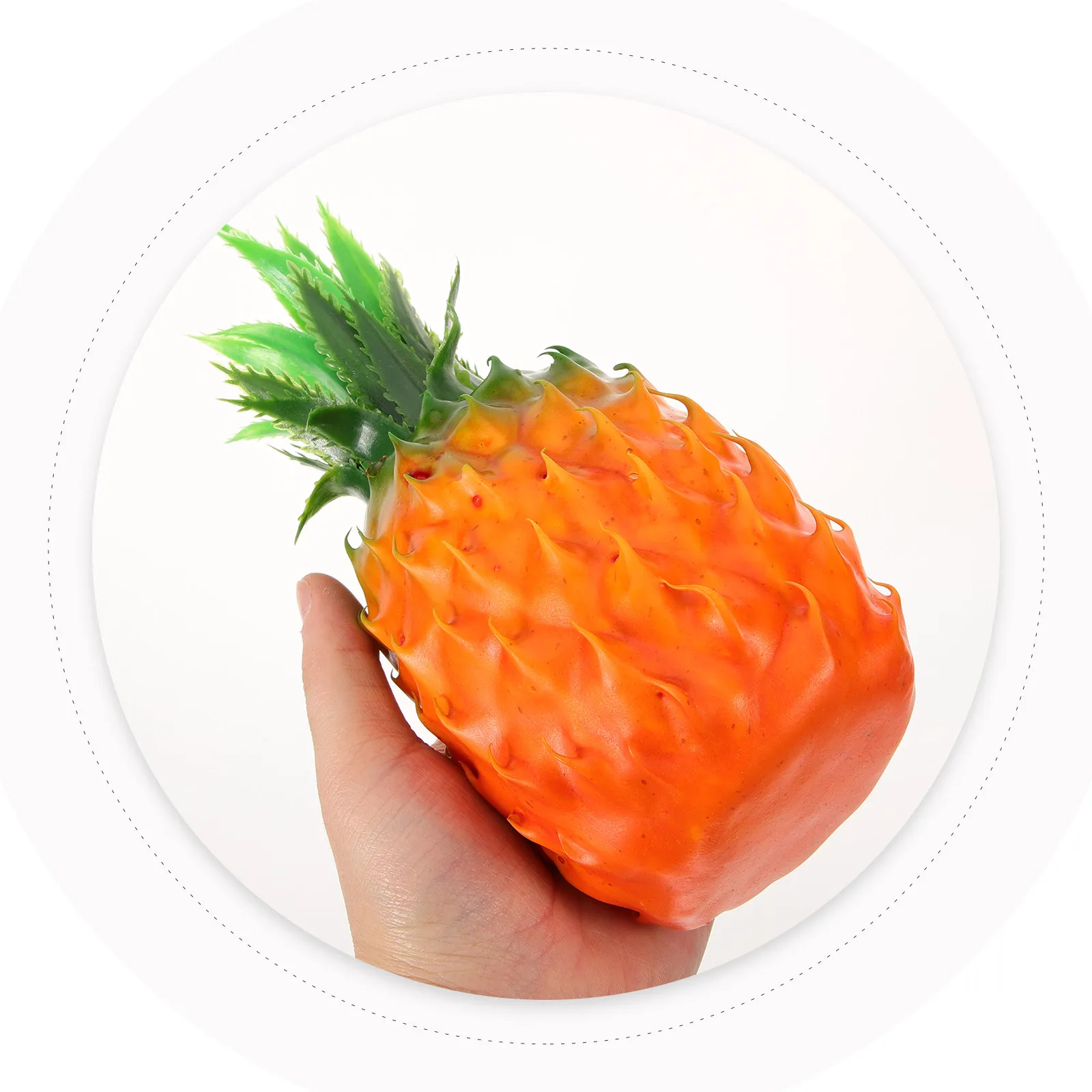 Artificial Pineapple Realistic Plastic Fake Fruit Decor for Home Kitchen Restaurant Catering Photography Prop