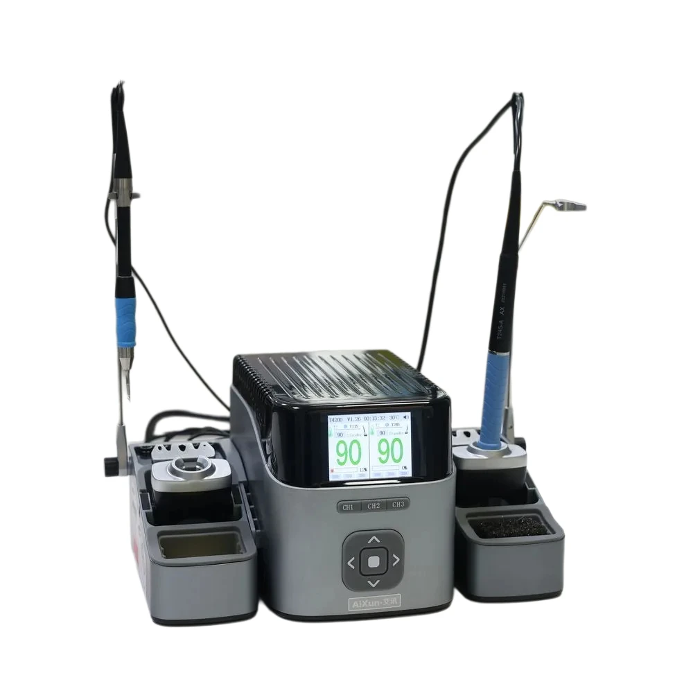 

AiXun T420D Dual Channel Smart Soldering Station Intelligent Temperature Control HD Liquid Crystal Display Repair Solder