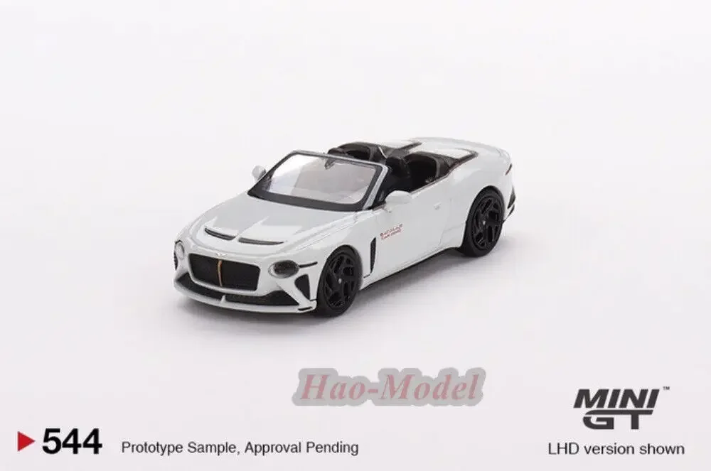 

TSM MINIGT 1/64 для Bentley Mulliner, модель автомобиля, сплав, литье под давлением, имитация игрушек, подарки на день рождения для мальчиков, хобби, демонстрационные украшения, белый цвет