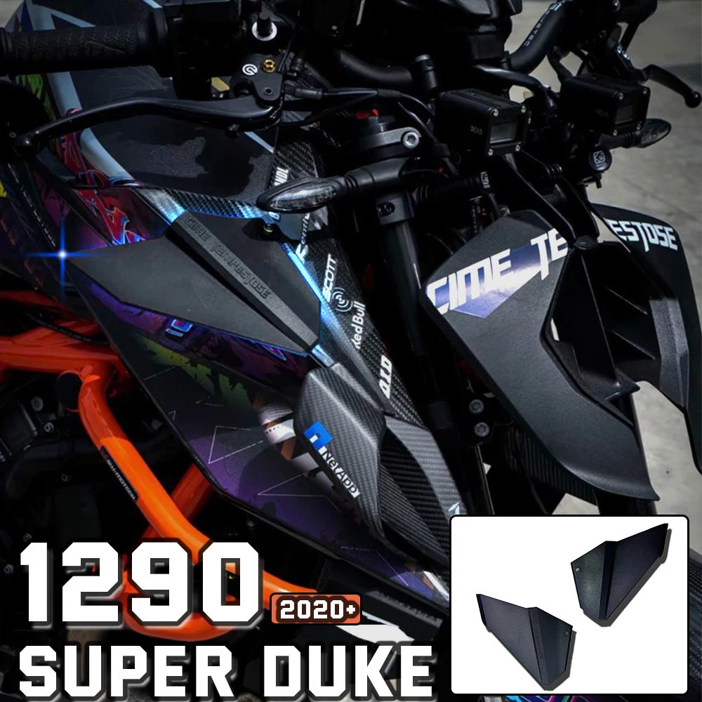 For 1290 SUPER DUKE R/RR/EVO GP WING FRONTAL SPOILERS Wing Front Spoiler Kit Front spoiler Lower spoiler lower lip 2020- 2024