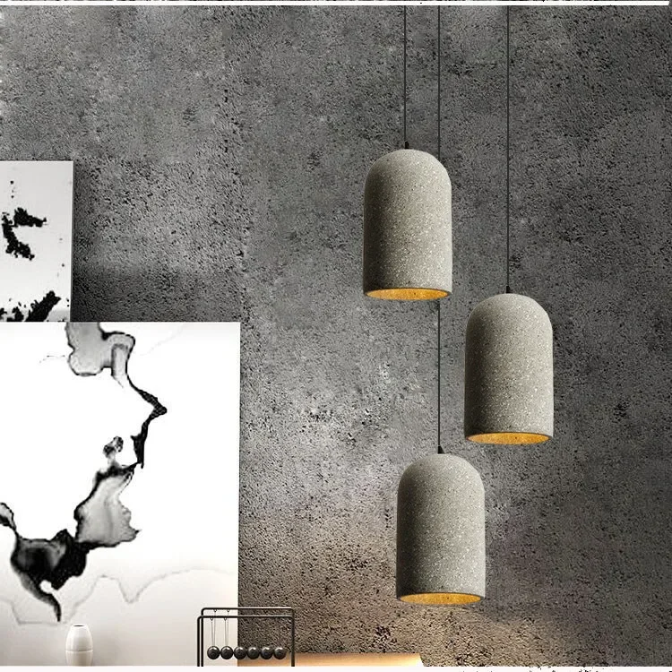 Nordic Ins Pendant Lamp for Dining Room Bedroom Study Mall Unique Cement Hanglamp Woonkamer Home Decor Pendant Light
