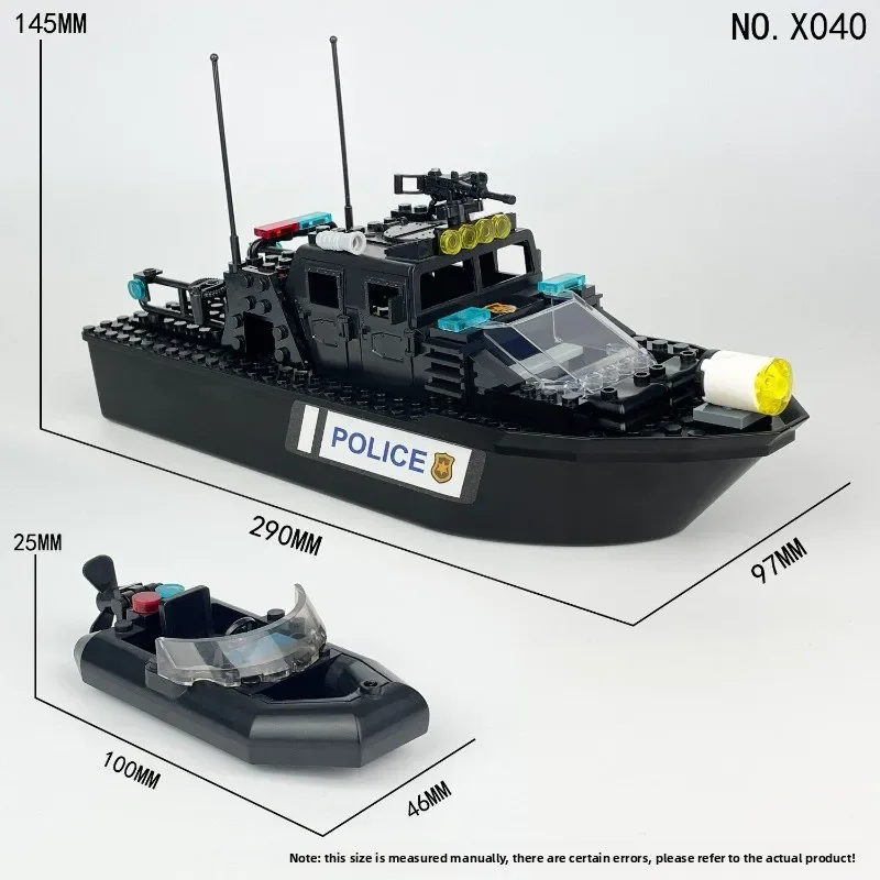 Blocos de Montar de Navios, Bonecos Humanoides, Presentes de Aniversário para Crianças, Personagens de Desenhos Animados, Mini Bonecos, Brinquedos Criativos de Montar, Modelo de Barco