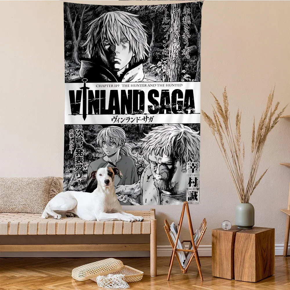 Vinland Saga Anime Tapestry, Cool Manga Wall Art, Tarot Hippie