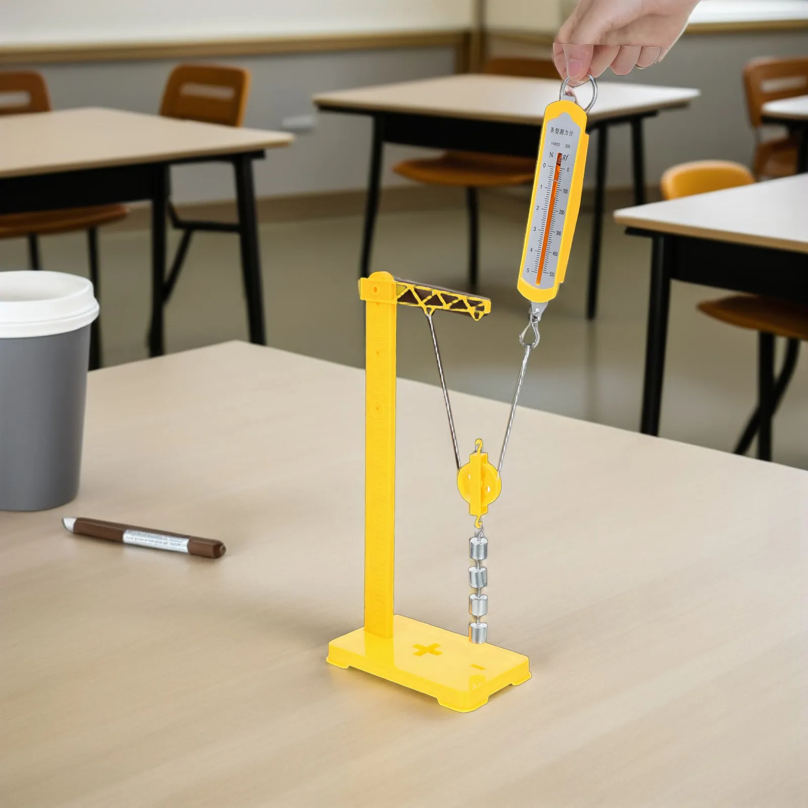 Physics Mechanics Exploration Kit Educational Pulley Lever Set for Classroom Teaching Aid High Precision Experiment Tools