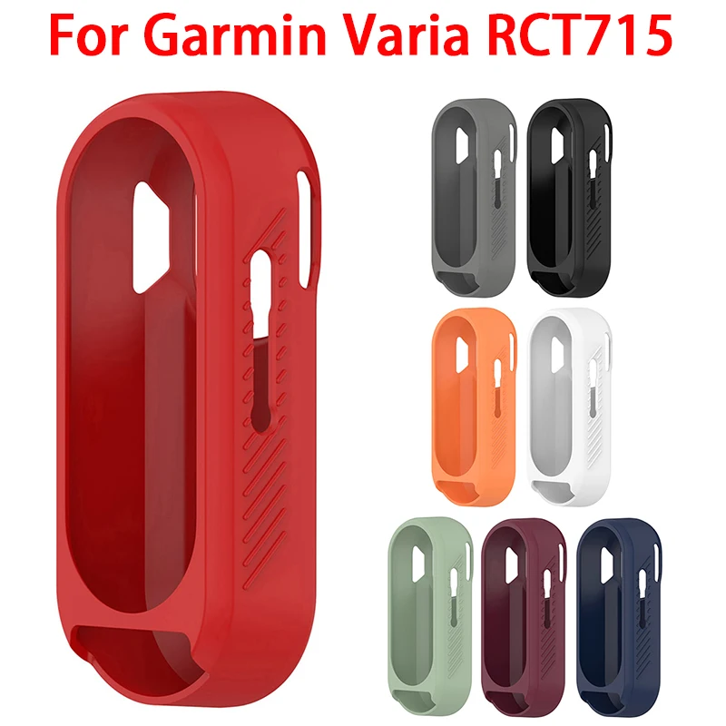 Soft Silicone Shells for Garmin Varia RCT 715 Camera Tail Light Housing Anti-scratch Sleeve Dustproof Washable Protective Cover