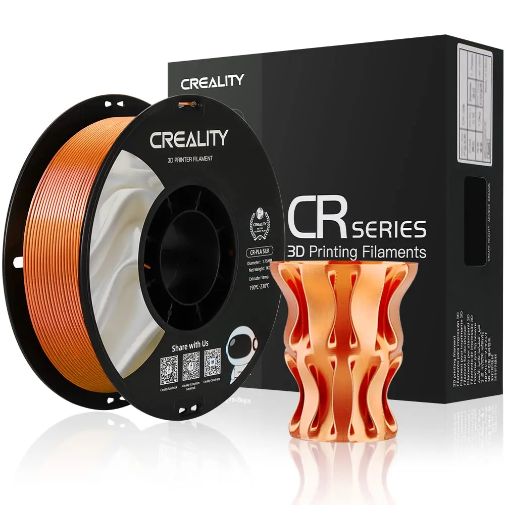 Creality Silk PLAフィラメント 1.75mm｜FFF/FDM 3Dプリンター向けの高性能フィラメントの実際の使い方と評価