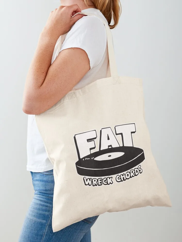 Fat Wreck Chords Tote Bag cute tote bag reusable shopping bag Big women Women bags