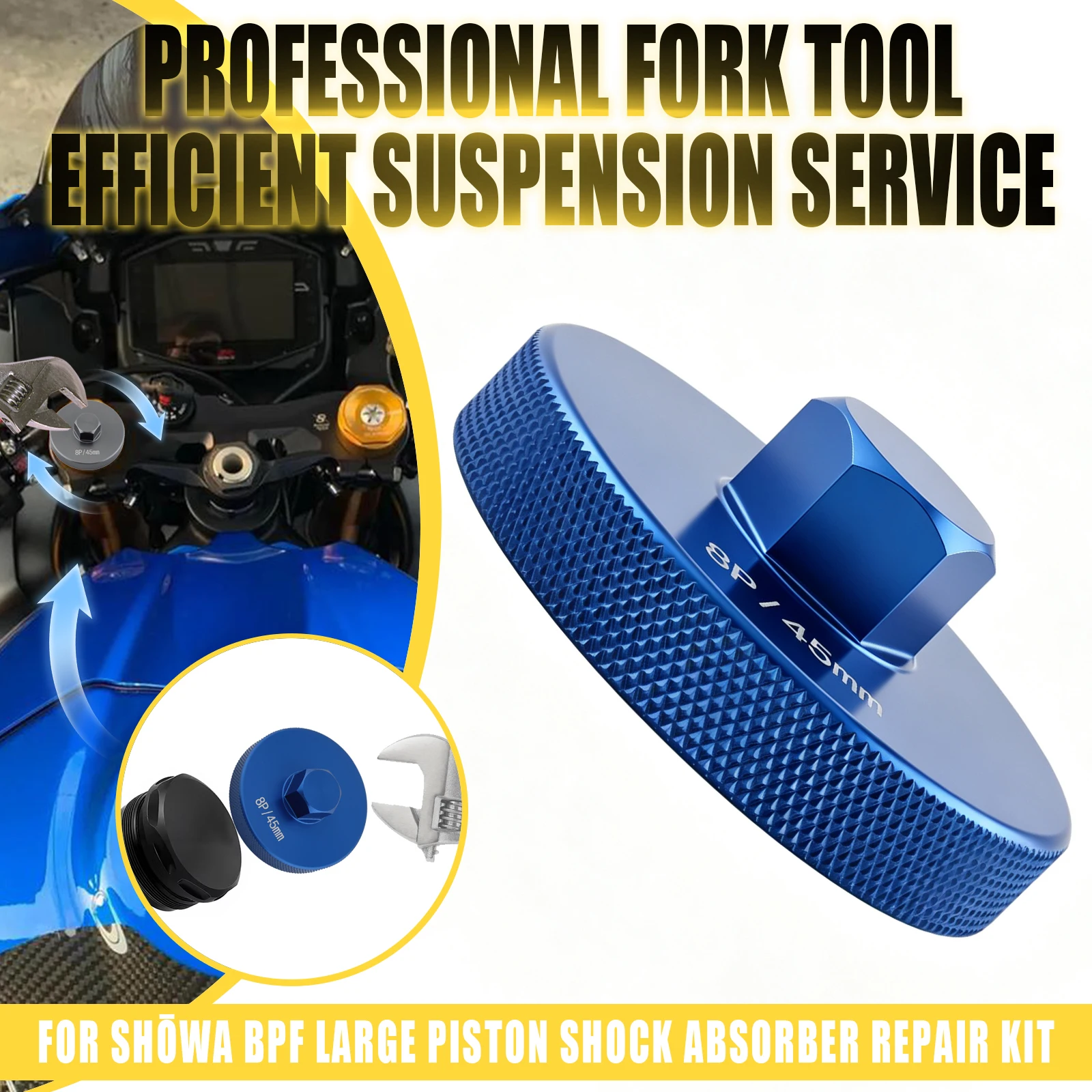 Universal Motorcycle Fork Shock Absorber Repair Tool Spanner Wrench For Suzuki Honda Ducati Kawasaki Triumph