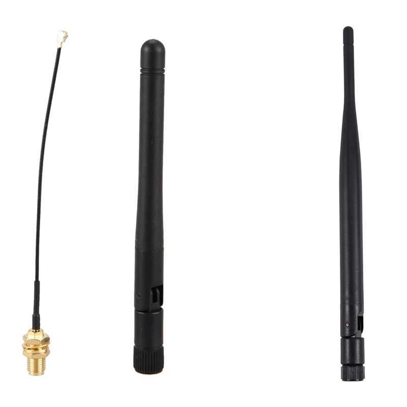 433MHZ 7Dbi RP-SMA High Gain Wifi Antenna & 433Mhz Antenna 5Dbi GSM RP-SMA Plug Rubber Waterproof Lorawan Antenna