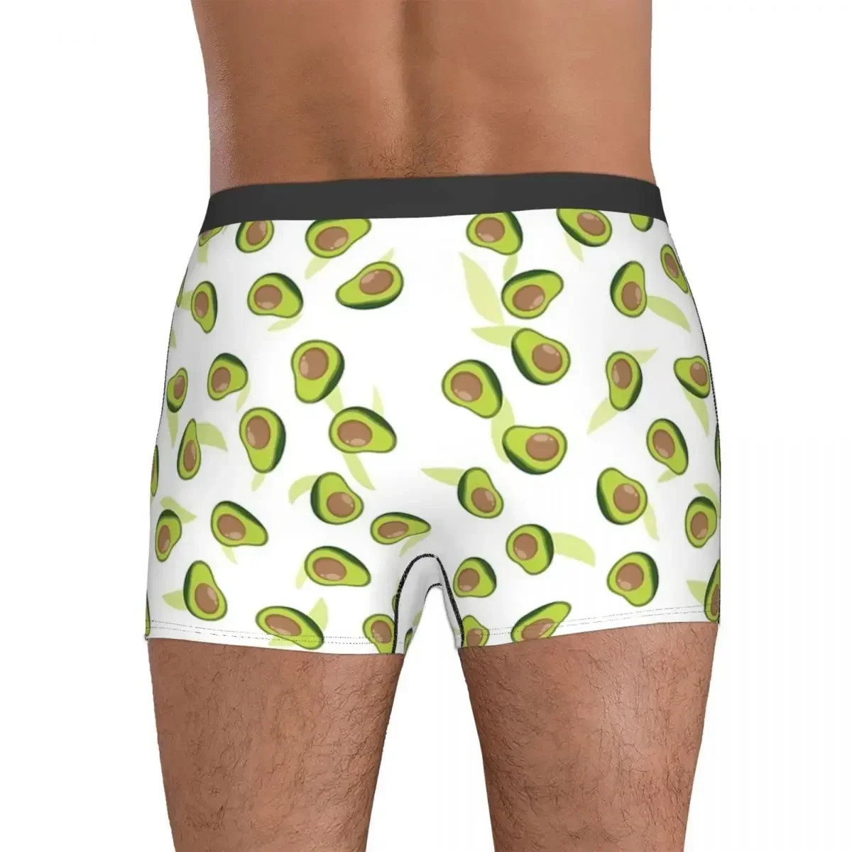 الملاكم السراويل السراويل فروتي الأفوكادو نمط سراويل الرجال الملابس الداخلية الناعمة ل أوم رجل صديقها هدية #3