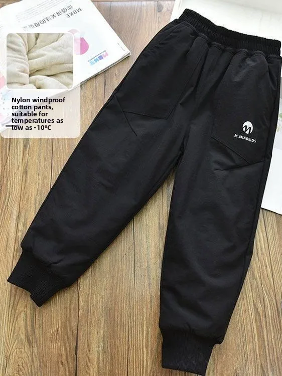 겨울 방풍 따뜻한 실크 안감 스포츠 바지 여성용 긴 기모 허리 바지 내구성