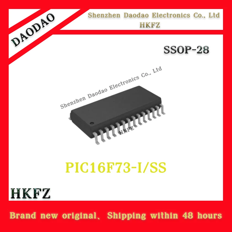 

PIC16F73-I/SS PIC16F73 SSOP-28 Embedded microcontroller chip IC new original