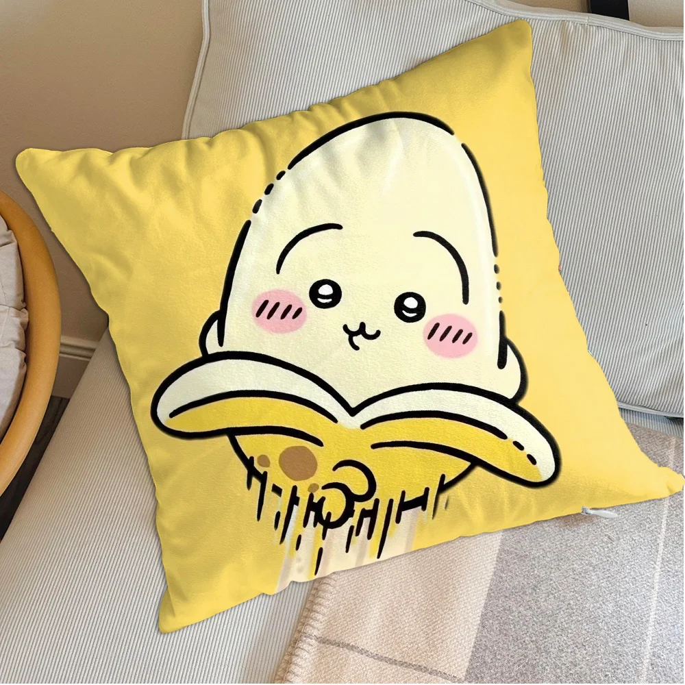 Dekorativer Kissenbezug 45 x 45 Kissenbezüge Kawaii C-Chiikawa Kissenbezug Dekor 40 x 40 Weihnachtsdekoration 2025 Nordic Home