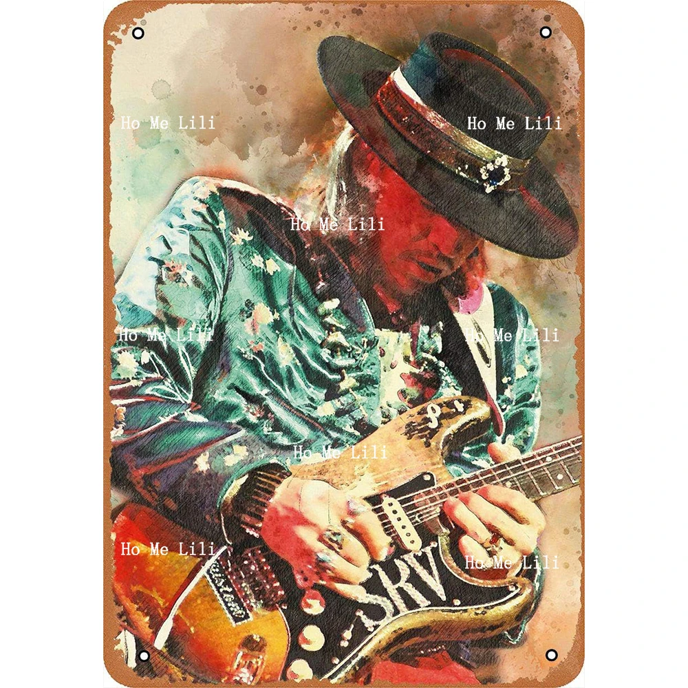 Rock Stevie Ray Vaughan Legendary Guitarist Eric Music Freddie Artist Jimi Bob Country Music Singer Metal Plaque