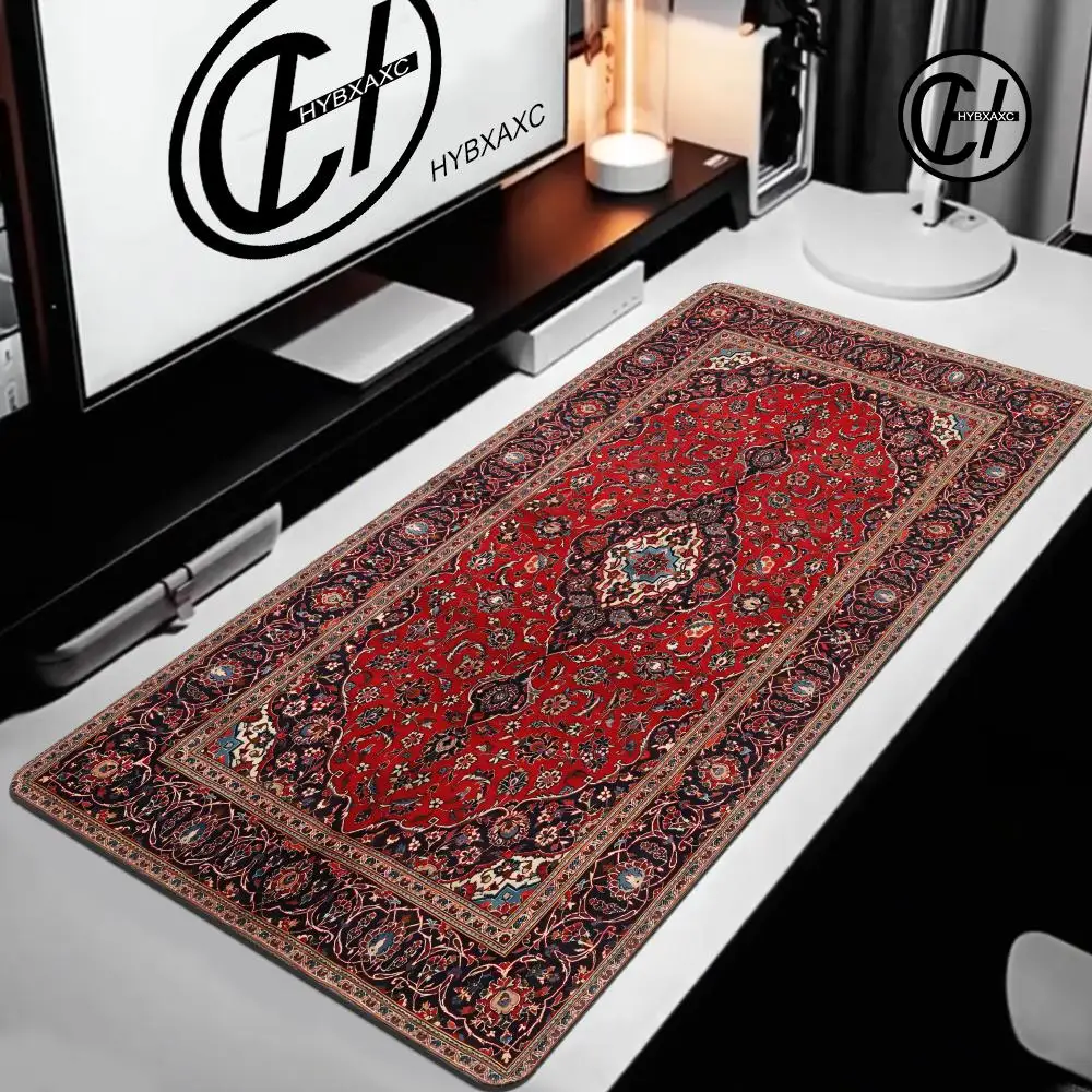 

XXL exquisite Persian carpet Mouse Pad Cute HD Desk Pad Extended Gaming Keyboard Mats Large 120x60cm XXL Gamer Mousepad