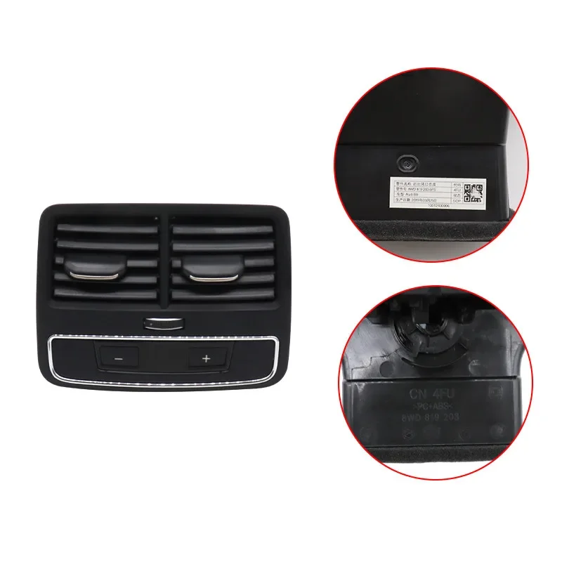 For the new Audi A4 B9 Q5 installed rear air conditioning outlet package real air outlet original auto parts upgrade