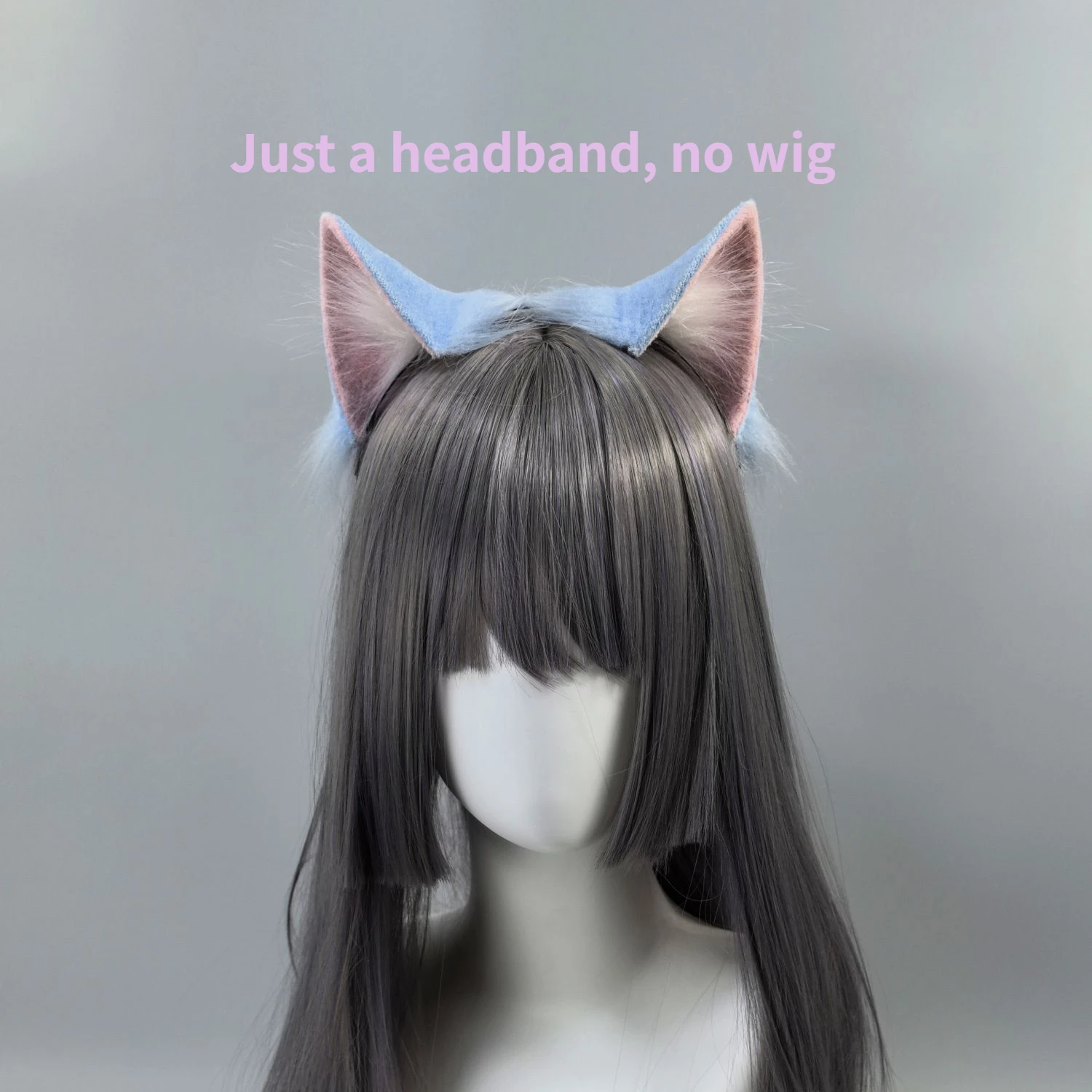 

Cartoon cat girl cat ear headband cos simulated three-dimensional animal ears KC cute plush ears lolita headband