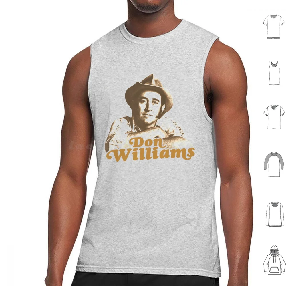 Don Williams ) ) ( ( Good Ole Country Boy Tribute Tank Tops Vest Sleeveless Classic Country Music Country Country