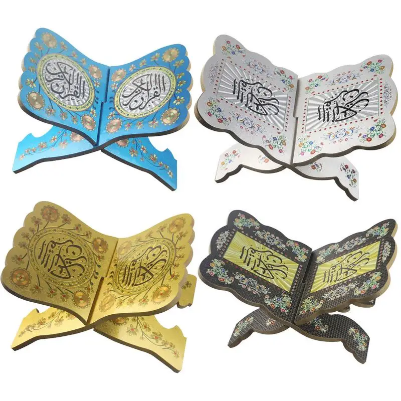 

Деревянная подставка для молитвенной книги, складная подставка для книг с Библией, Коран, для традиционной гостиной