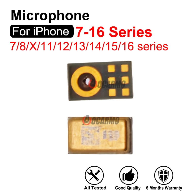 

2 шт. микрофон для Google Pixel 16-7 серии 16Pro 15 Pro Max 11 12 13 8 XS 14 Plus, гибкий кабель для микрофона, запасные части