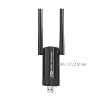 AX3008 WiFi6E USB3.0 WiFi Adapter Tri-Band 2.4G/5G/6GHz 5400Mbps USB WiFi6E Adapter Driver Free Support Windows 10/11
