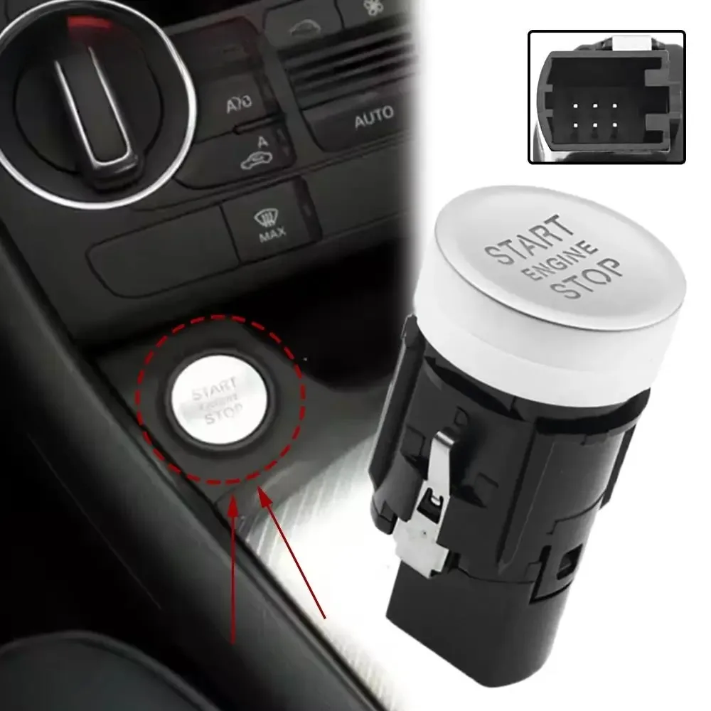 

Кнопка запуска двигателя для Audi Q3 2012-2018 RSQ3 Sportback 2014-2018 8U0905217A 8U0 905 217 A V15-80-0001